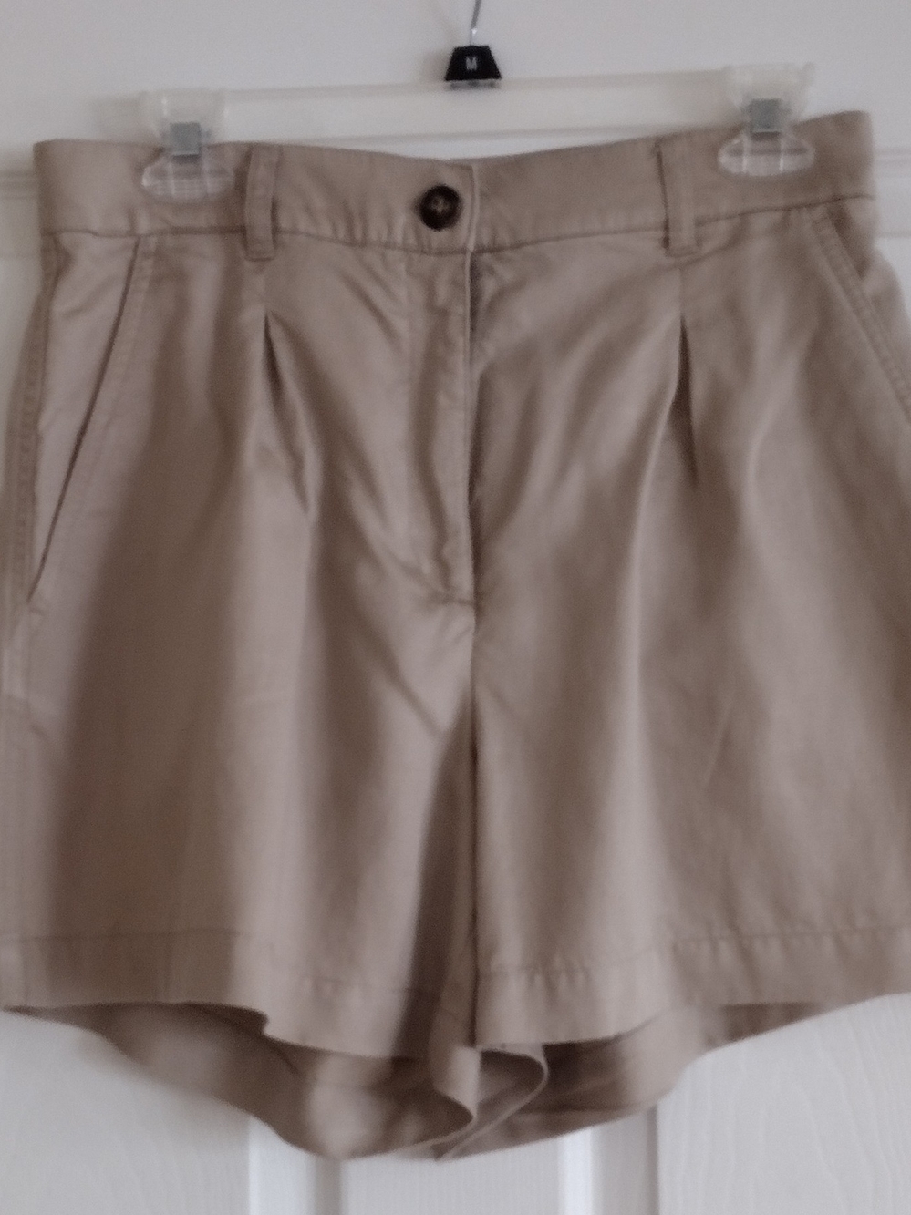3/$21 H&M Beige Pleated High-Rise Women's Shorts